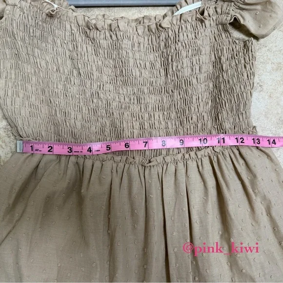 🆑 Pietro Brunelli Chloe Ruffle Sleeve Smocked Maternity Dress - Picture 14 of 16